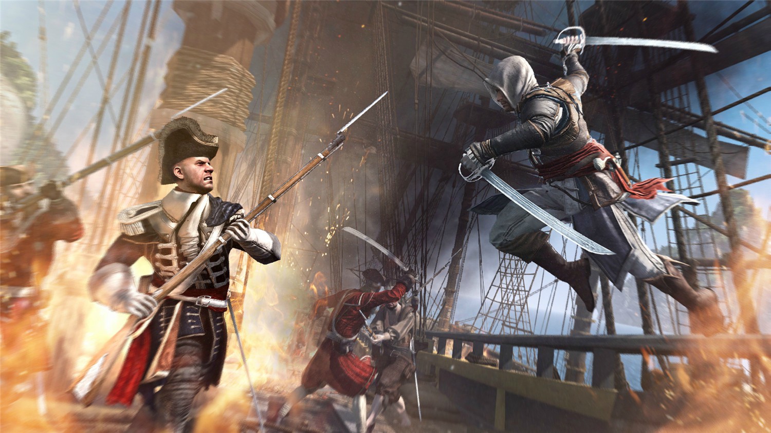 刺客信条4：黑旗/Assassin’s Creed IV: Black Flag【v1.07|容量28GB|整合自由呐喊.艾芙琳|官方繁体中文|赠多项修改器|赠全收集存档】