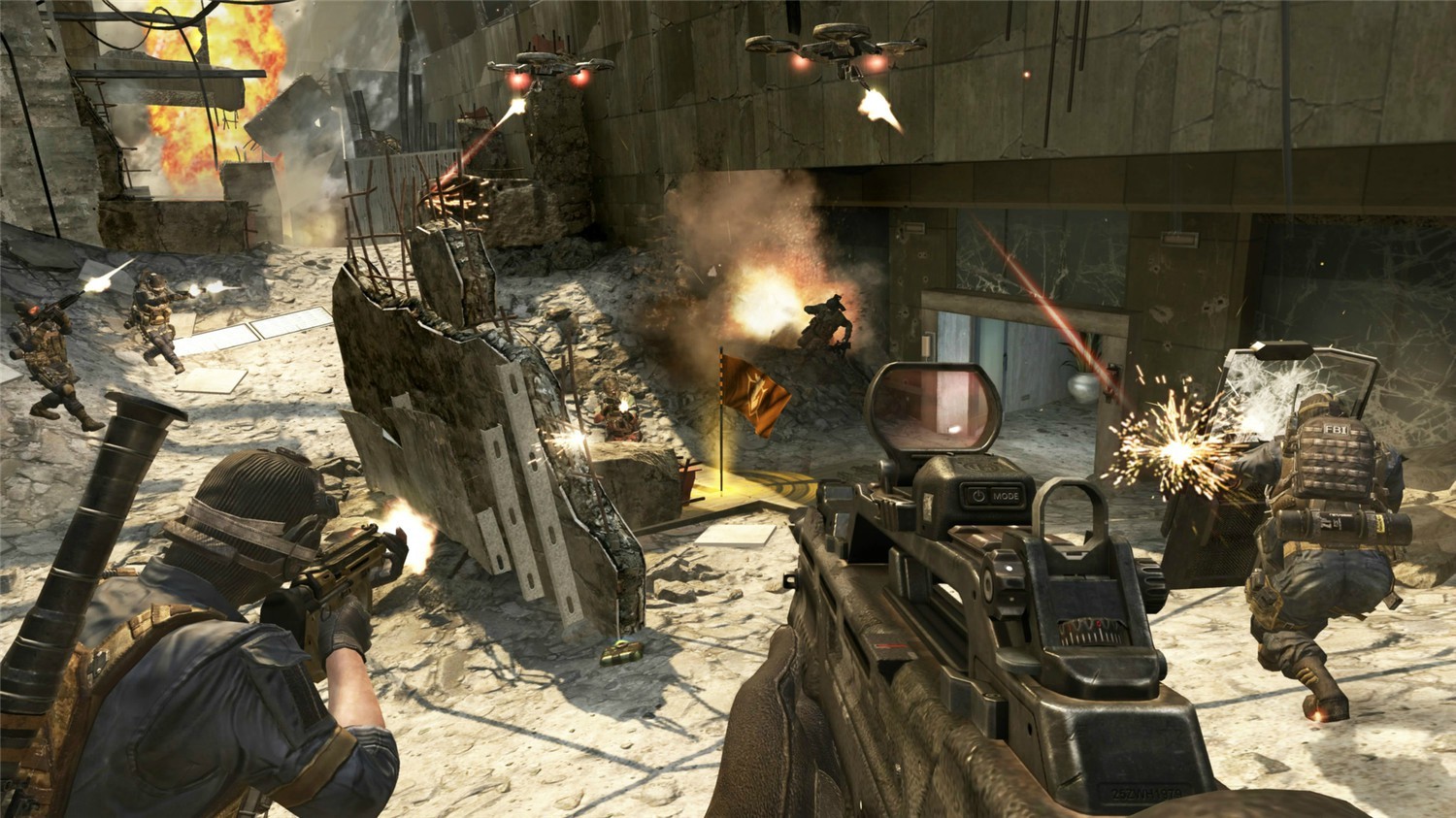 使命召唤9：黑色行动2/Call of Duty: Black Ops II【v23.0_43.1734_41.627|支持战役.BOT.僵尸|容量22GB|简体中文|赠多项修改器|赠战役模式完美通关存档全武器全皮肤存档】