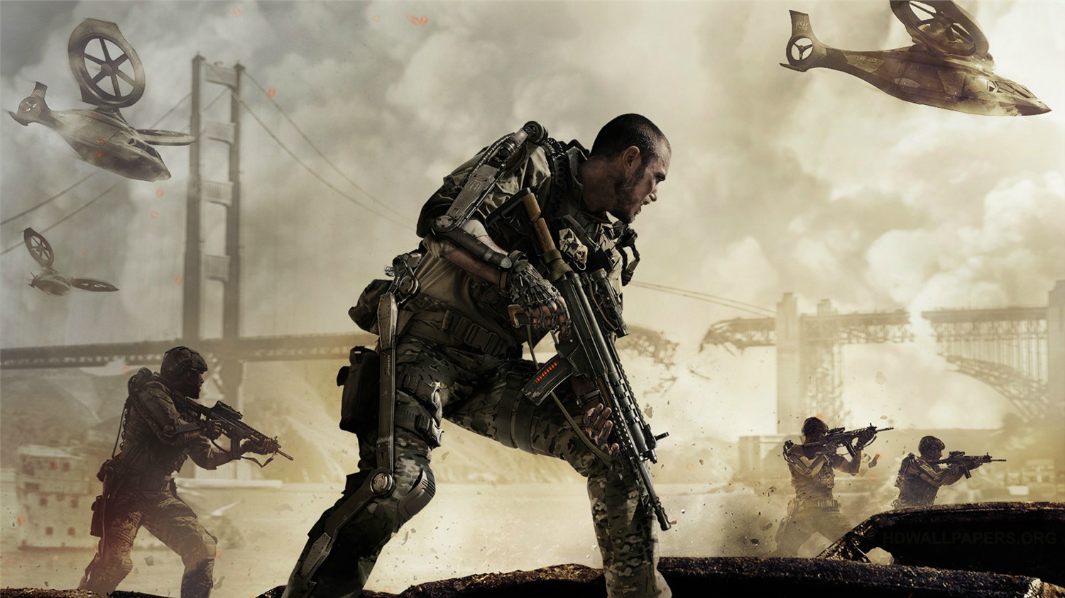 使命召唤11：高级战争/Call of Duty：Advanced Warfare【v1.22.01|容量36.6GB|内置7.0简中轩辕汉化|赠多项修改器|赠最高难度全技能全收集全挑战游戏完美通关存档】